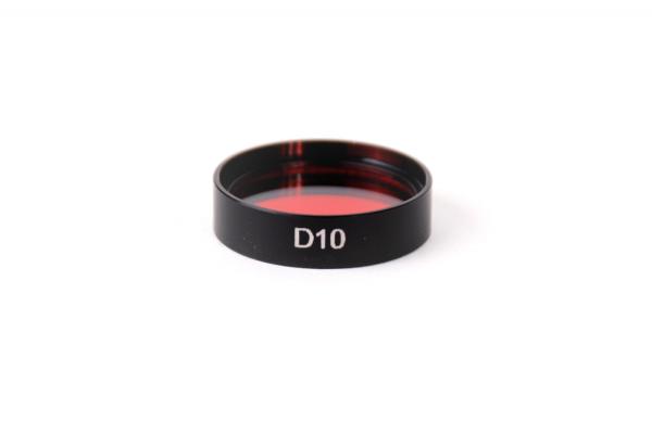 Filtre rouge-orange D10 ou P10